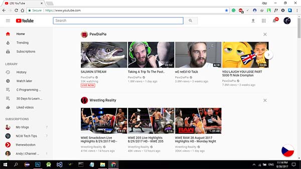 Youtube changed interface