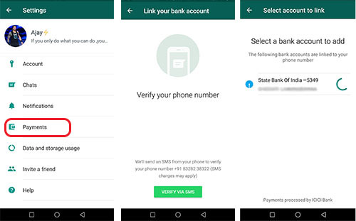 WhatsApp payments